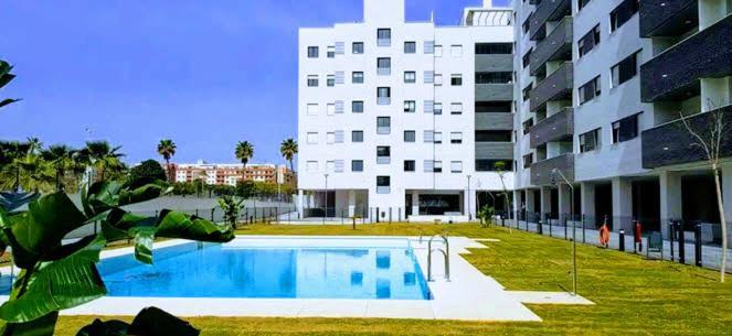 Ático con Piscina y Vistas al Mar Parque Litoral Apartamento Málaga Exterior foto