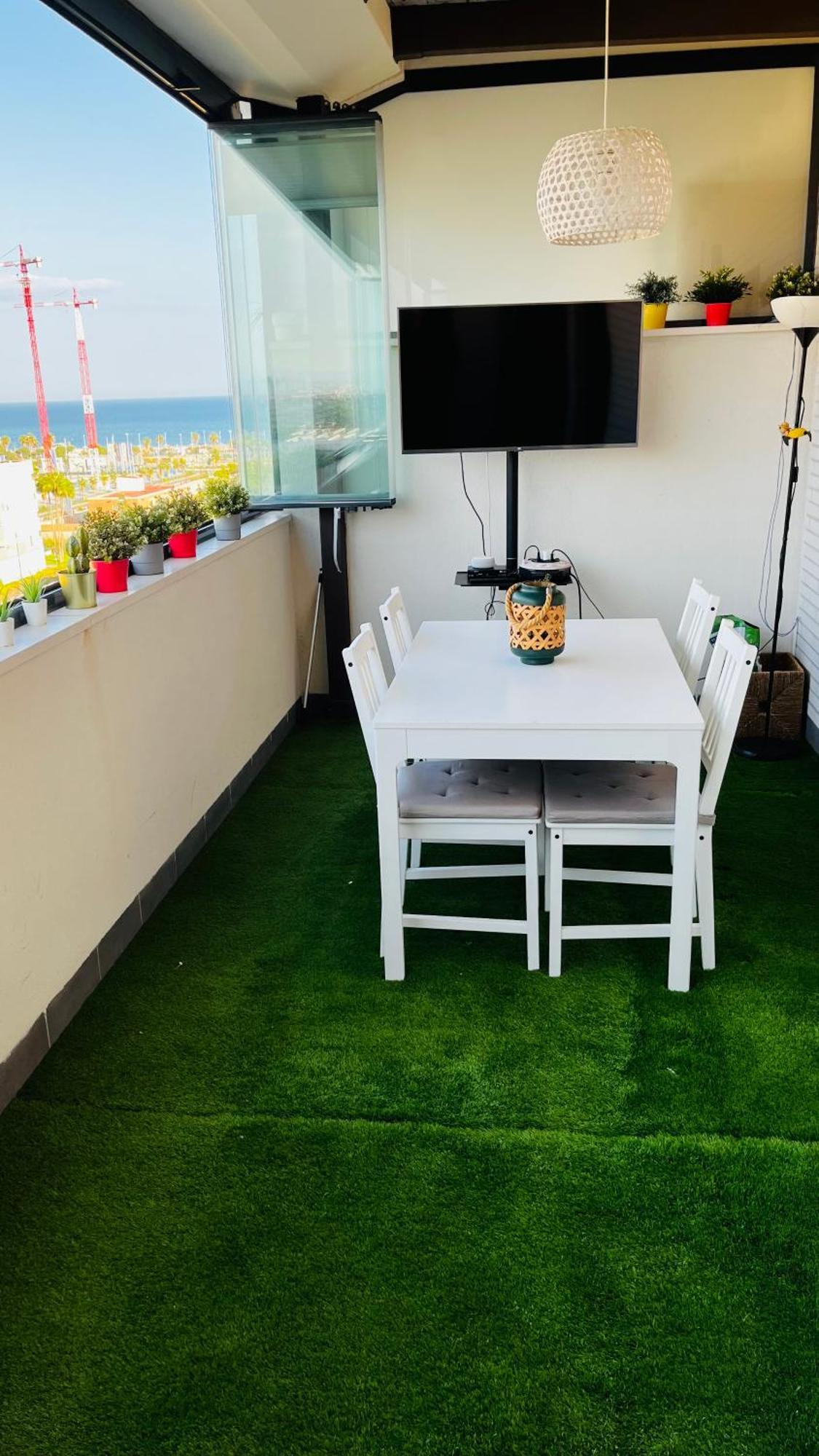 Ático con Piscina y Vistas al Mar Parque Litoral Apartamento Málaga Exterior foto
